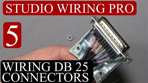 captors bd25|How To Wire A DB25 Connector for Audio .